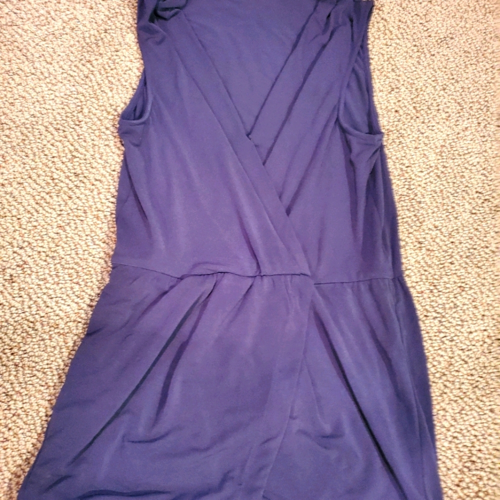 Blue skort, one piece sleeveless